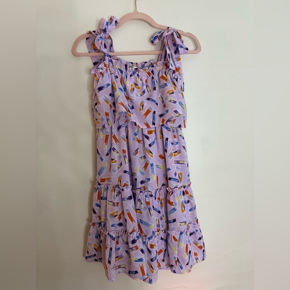 Joy Joy Lavender Multicolor Casual Dress